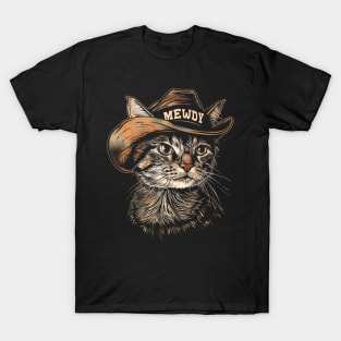 Cat Cowboy Expedition Paw T-Shirt